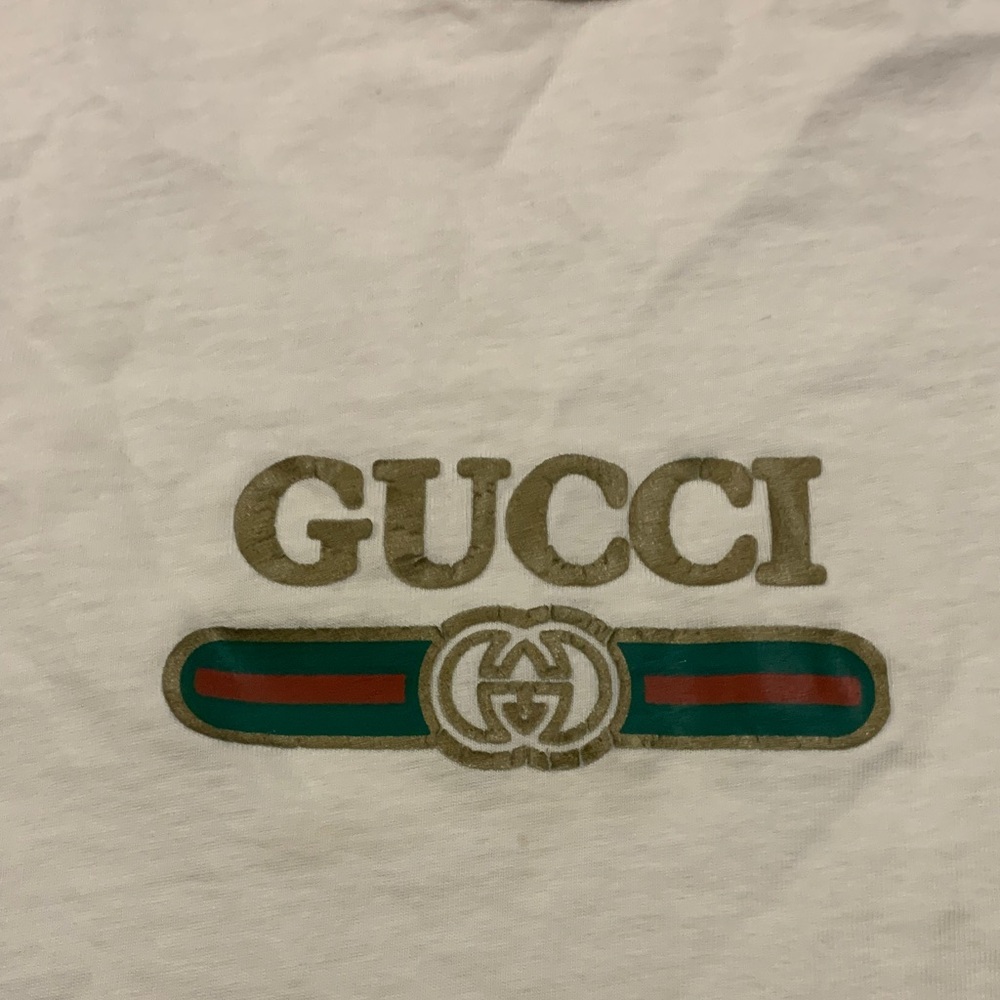 Gucci Kids White Logo Tee - Picture 2 of 6